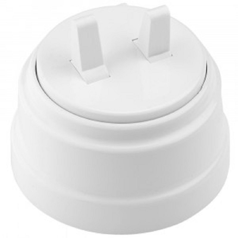 Выключатель "Ретро" 2 ОП белый в сборе тумблерный 10А Bylectrica А510-2204 (616)