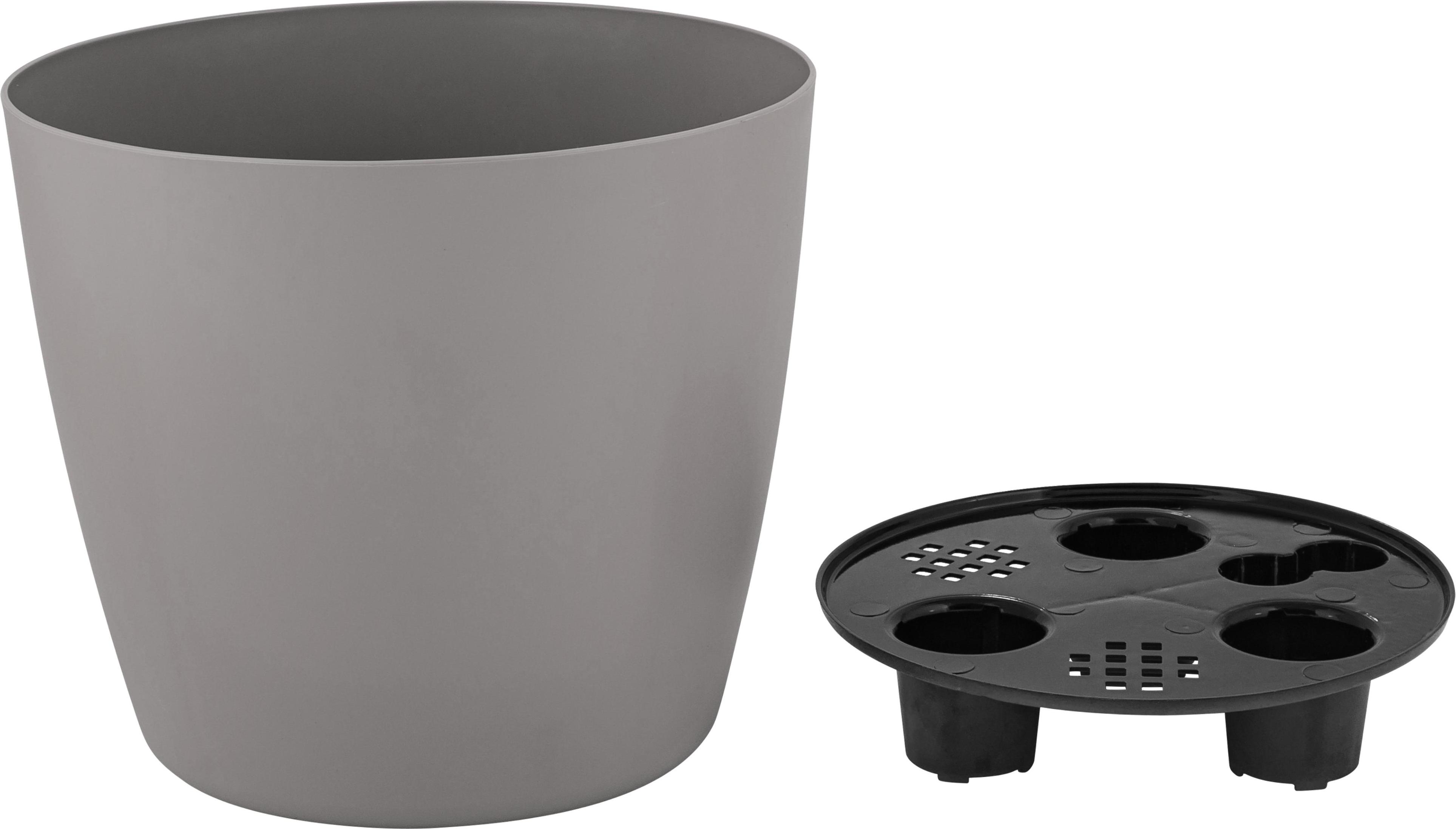 Горшок InGreen Vienna 160мм 2л с дренажной вставкой круглый французский платан IG680010105IG680010105- купить в АПлайн