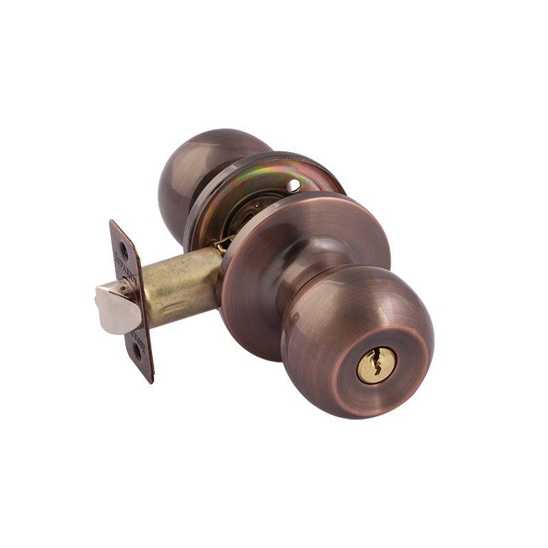 Ручка-защелка НОРА-М ISPARUS ЗШ-01 (ключ/фиксатор) старая медь