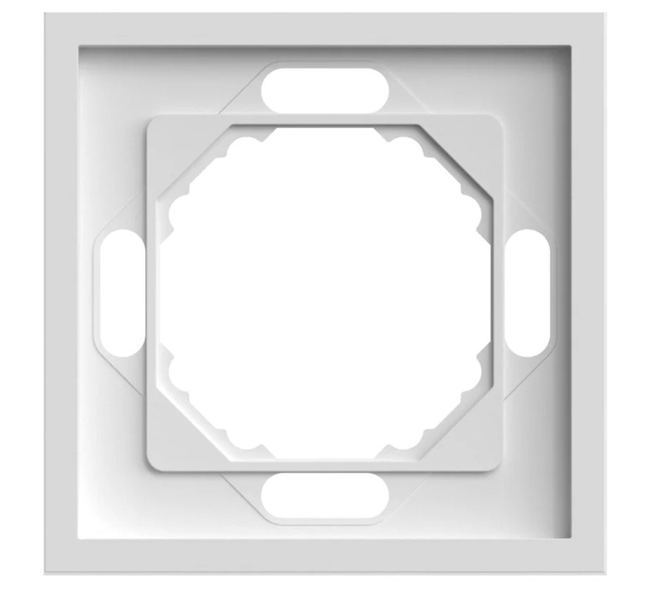 Рамка "Эмили" 1 СП белый фарфор soft touch Stekker PFR00-5001-01