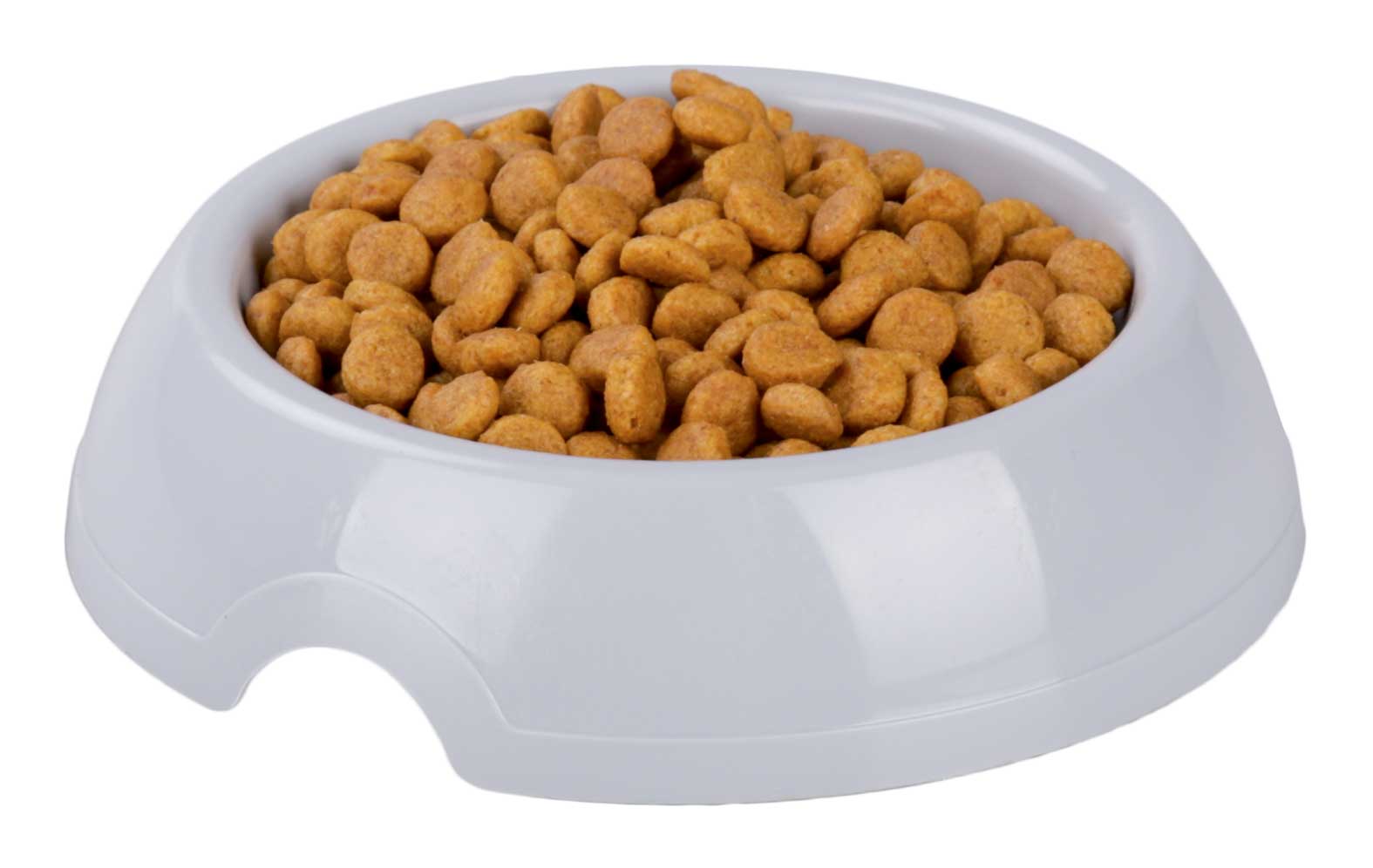 МИСКА ДЛЯ КОШЕК ПЛАСТ.  "БАРСИК" 0,2Л СЕРЫЙ М6935