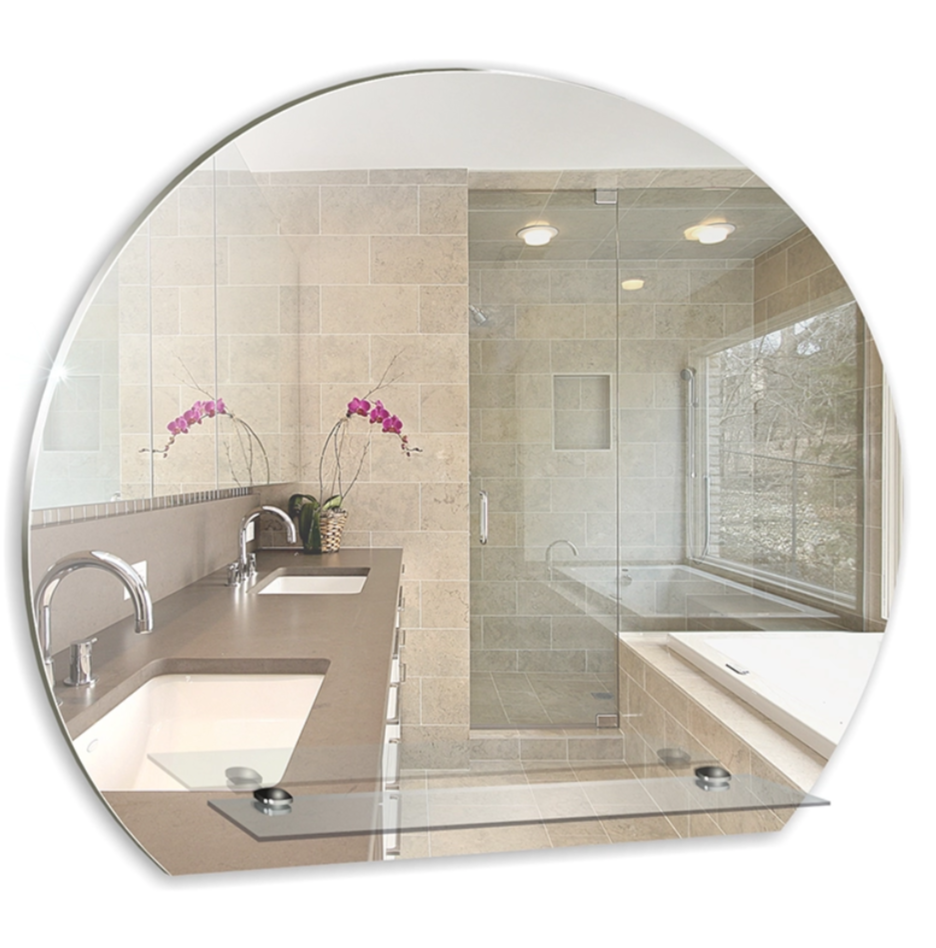 Зеркало MIXLINE "Елена" 570х480мм с полкой