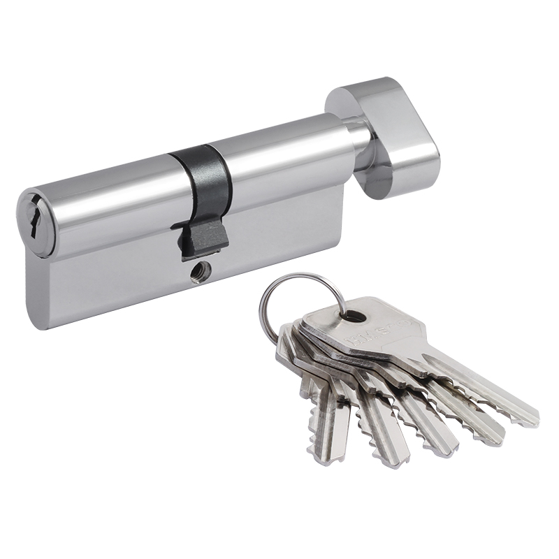 Цилиндр замка (личинка) НОРА-М STD Al ЛВ-80 40х40мм с вертушкой хром - 15416 - купить в АПлайн