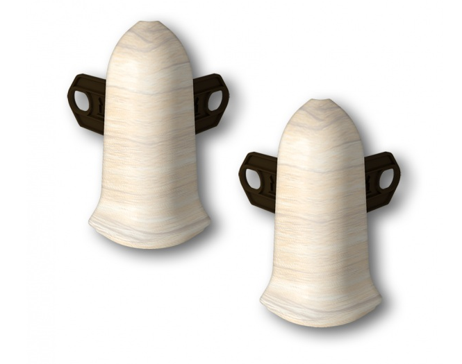 Угол нар. для плинтуса "Идеал Классик" 55мм (2 шт во флоупаке), 262 Клен вермонт