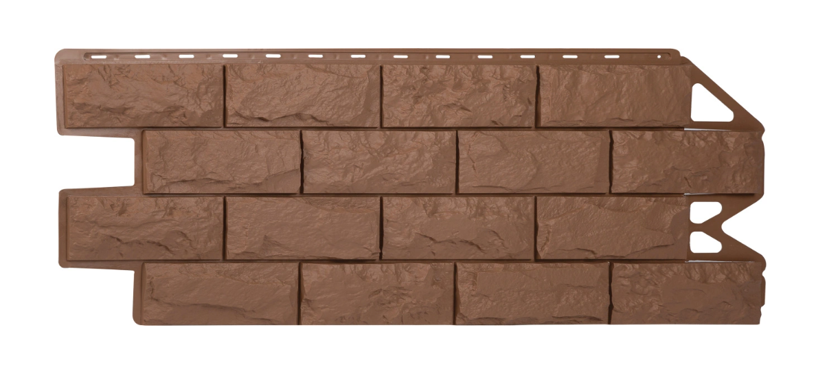 Фасадная панель "Альта Профиль" Фагот Эко терракотовый 1,16х0,45м / 0,52м2