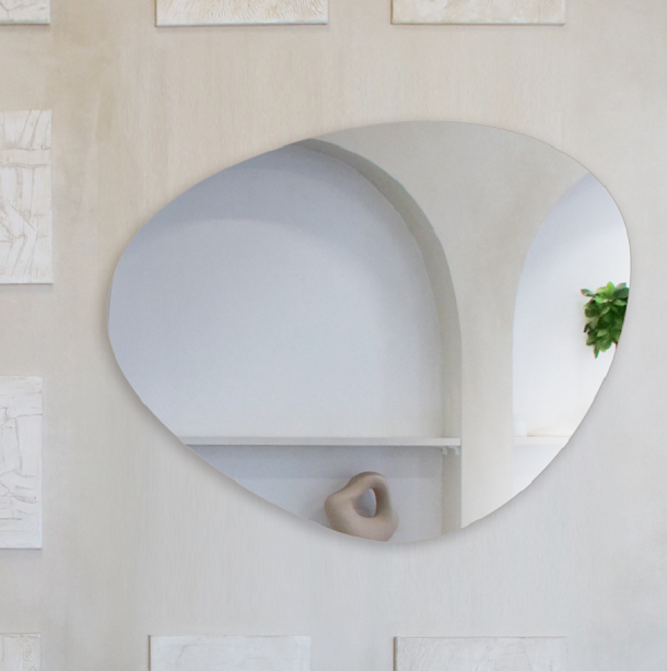 Зеркало "Верона" 80х65см 2 варианта навеса VRN80X65