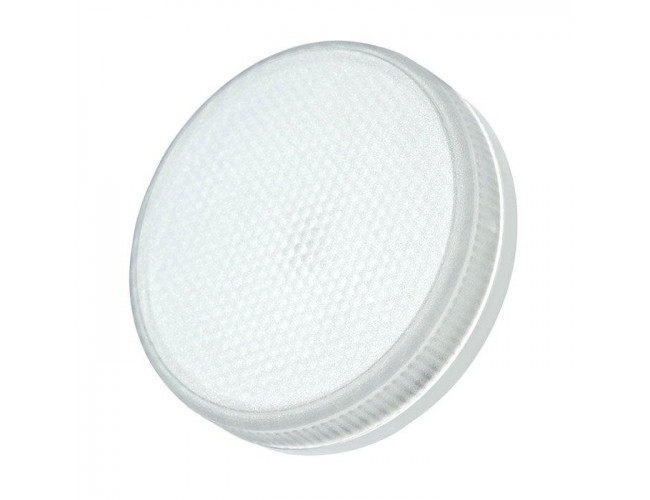 ЛАМПА СВЕТОДИОДНАЯ ТАБЛЕТКА JAZZWAY ECO GX53 6Вт 510ЛМ 5000К 230В ХОЛОДНЫЙ БЕЛЫЙ  СВЕТ  /090/