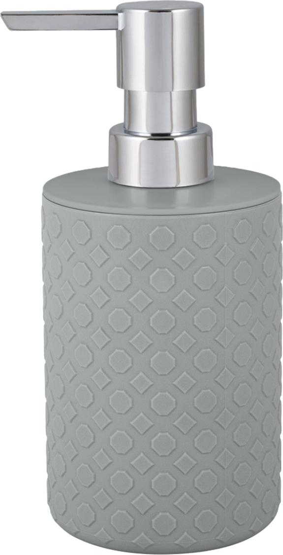 Дозатор для жидкого мыла пласт. СТОКГОЛЬМ серый шторм PT502210025PT502210025- купить в АПлайн