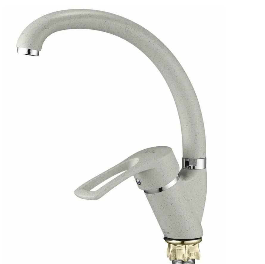 Смеситель для кухни Zegor сатин, на гайке KAK4-A181KН 