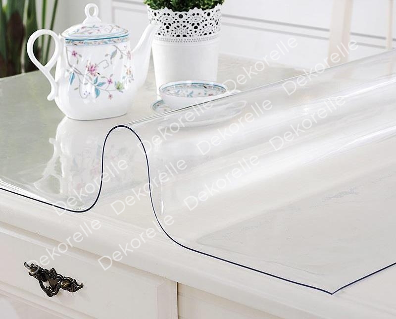 Клеенка силиконовая прозрачная Dekorelle 1,2х20м 0,8мм шк 34188