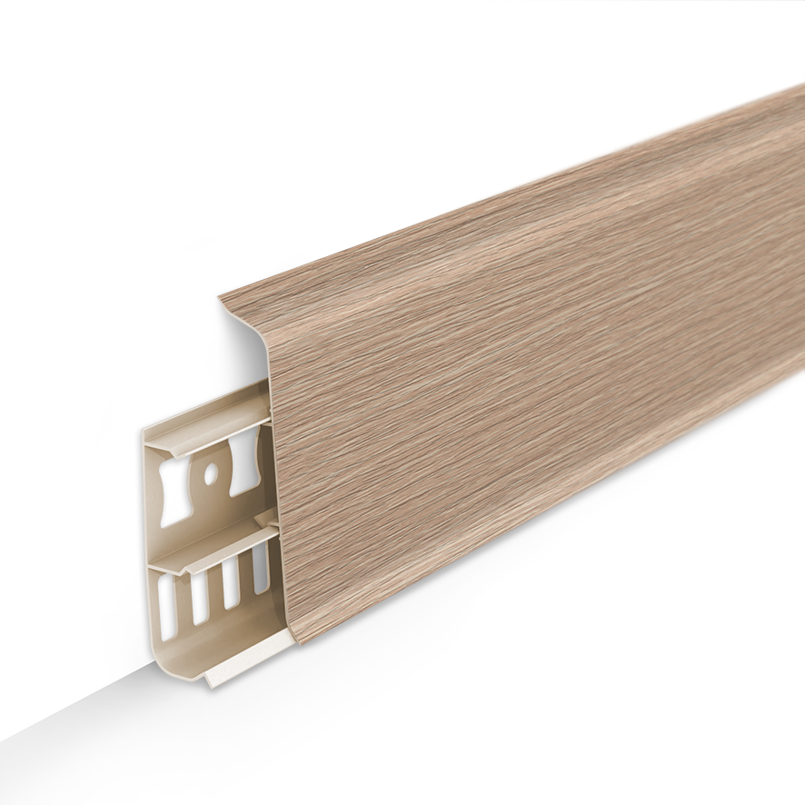 Плинтус ПВХ 2,2м П85 "Деконика", 213 Дуб северныйД-П85 213 ДУБ СЕВ- купить в АПлайн