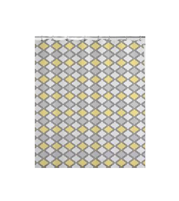 Штора для ванной комнаты "GINI" PEVA Геометрия 180х180 см Нх-1469-2