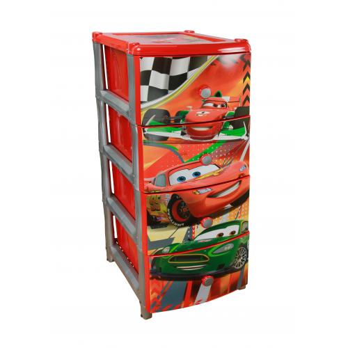 КОМОД "ДИСНЕЙ" №3 Д/МАЛЬЧИКОВ (4 СЕКЦИИ) /АЛЬТ М1639/