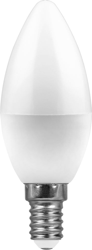ЛАМПА СВЕТОДИОД. Е14 "FERON" СВЕЧА С37 7W(560ml) 4000К 2К ХОЛ. СВЕТ 100Х37 LB-97 арт.25476 (171)