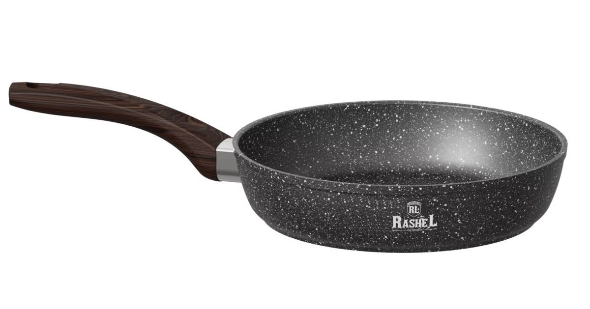 Сковорода алюм. Rashel 20см с индукционным дном черный гранит R-10420