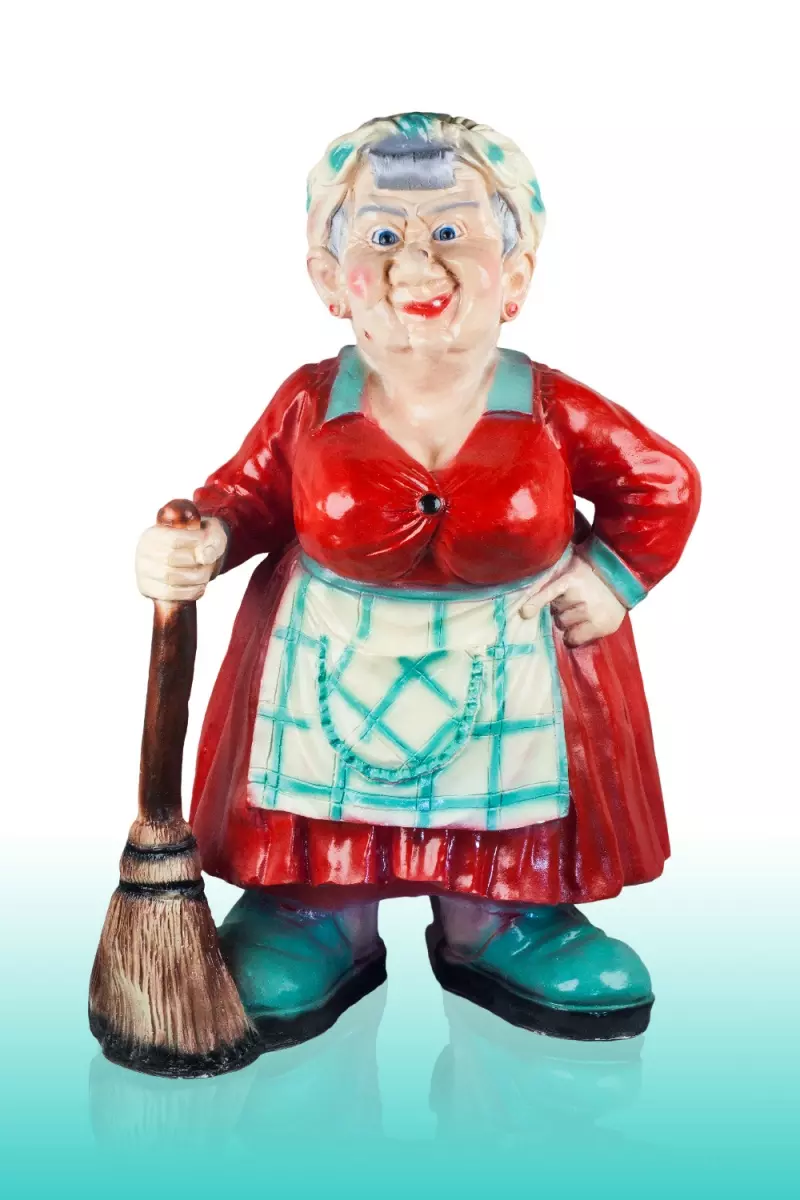 Фигура садовая гипс Теща 830х550мм арт.226