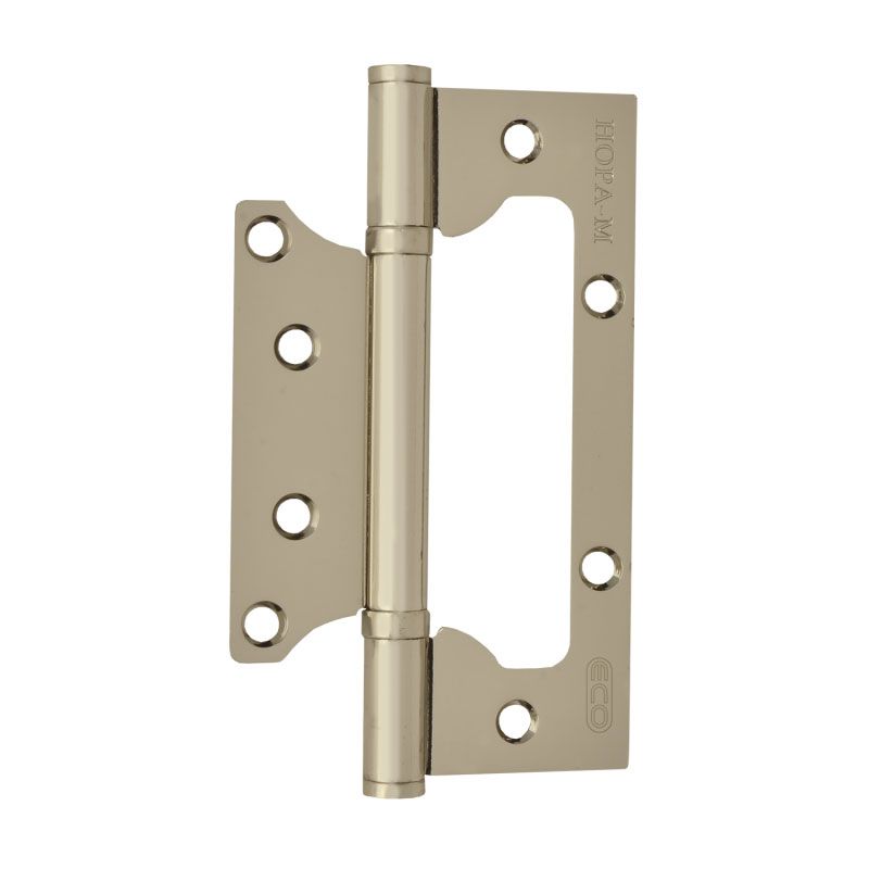 Петля накладная (бабочка) НОРА-М STD 800-5 125х75х2,5мм матовый никель (2шт)