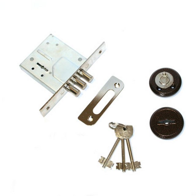 Замок врезной Просам ЗВ-8-6/13 80600 в сборе  - 3-508/5300 - купить в АПлайн