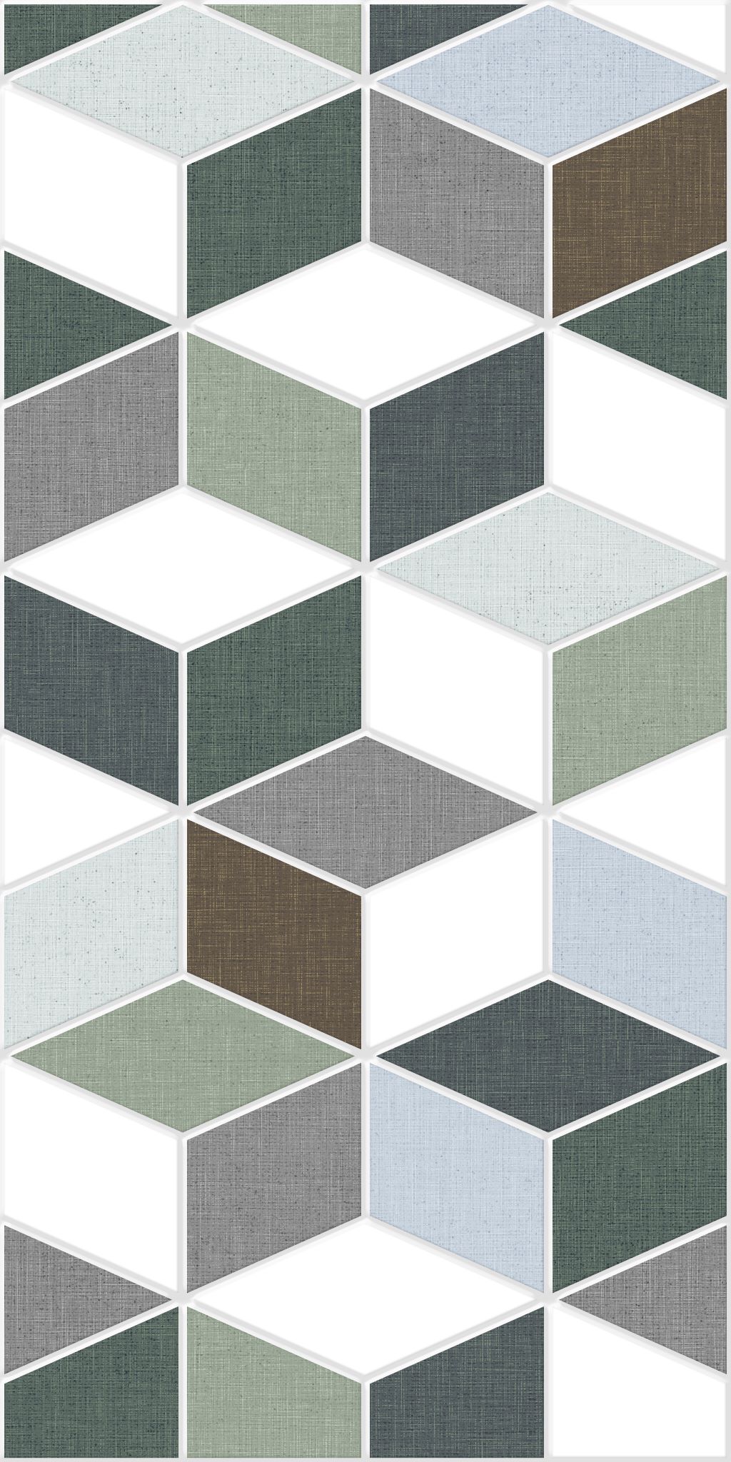 Плитка облицовочная Тренд 4Д зеленый 30х60см