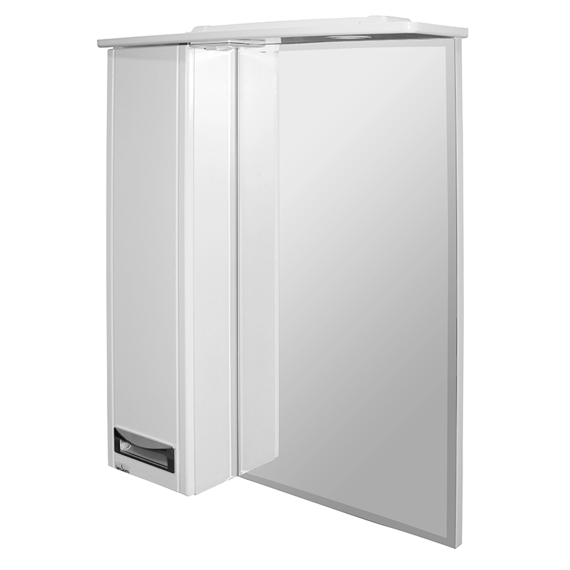 Зеркало-шкаф "БОСКО-55"  бел./венге(ПВХ)