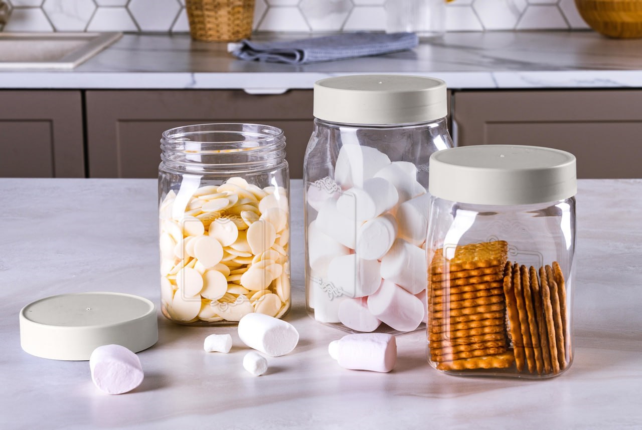 Емкость для сыпучих продуктов пласт. Lentils 1л Хомвер 223136525/02