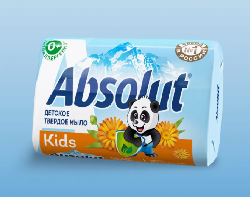 Мыло туалетное Абсолют 90гр Детское Календула