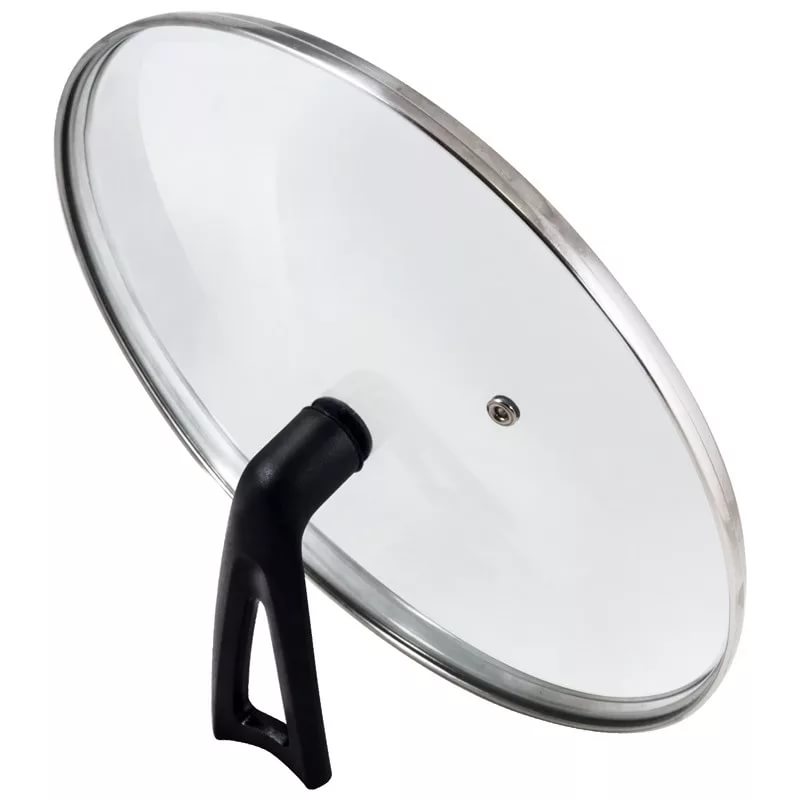 Крышка G-TYPE (закал стекло) с бакелитовой ручкой,28см, VETRO SPECIAL,TM MALLONY - 987035 - купить в АПлайн