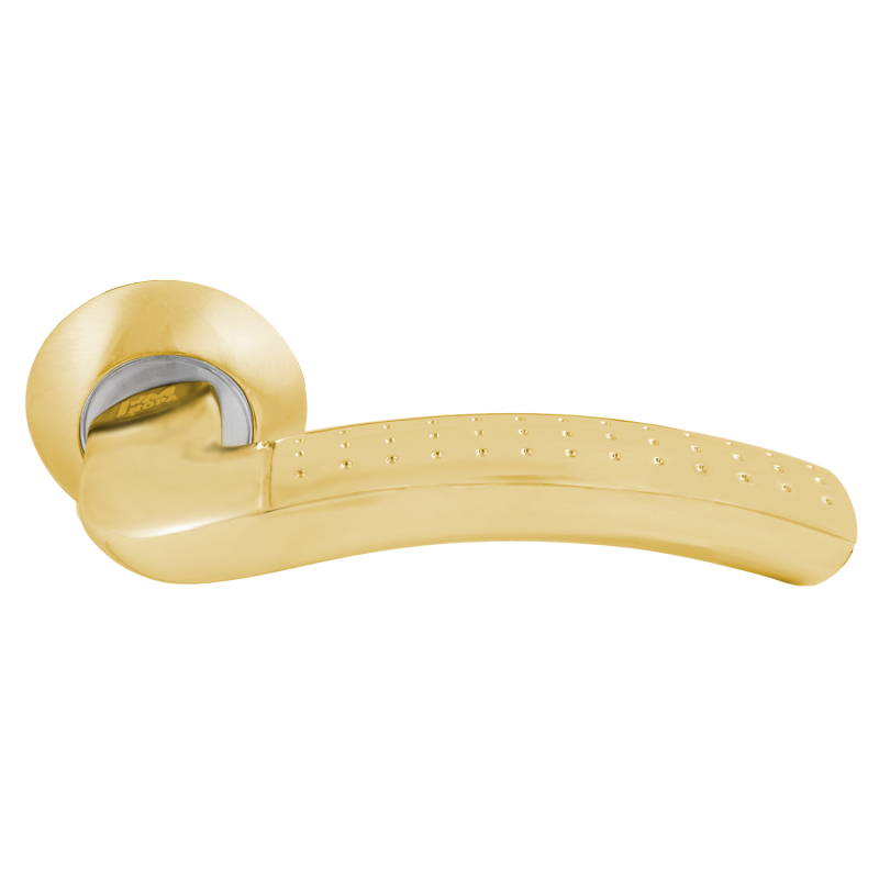 Ручка дверная НОРА AL 96С(2)  МАТОВОЕ ЗОЛОТО