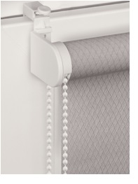 Штора рулонная Ribbed серый 70х160см6530246- купить в АПлайн