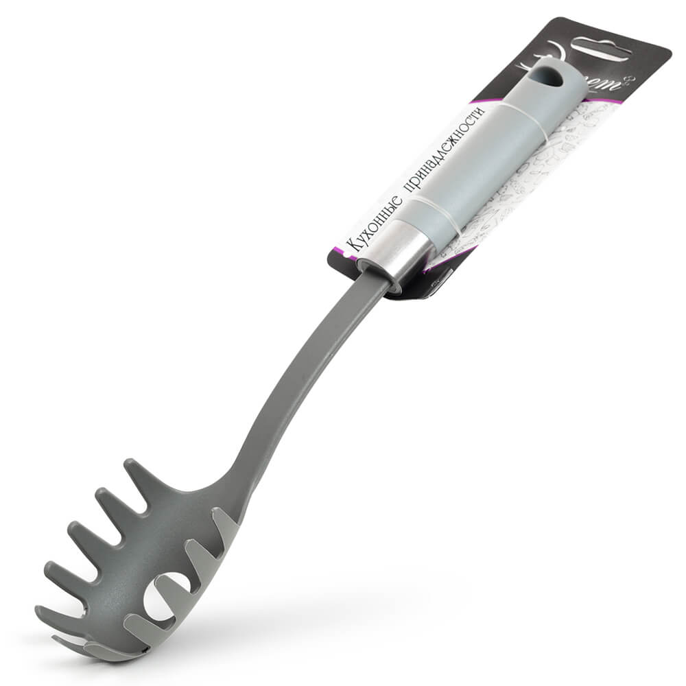 Ложка пласт. Эстет для спагетти серая ЭТ-73205