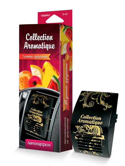 Ароматизатор в дефлектор FOUETTE COLLECTION AROMATIQUE тутти-фрутти  - D43 - купить в АПлайн
