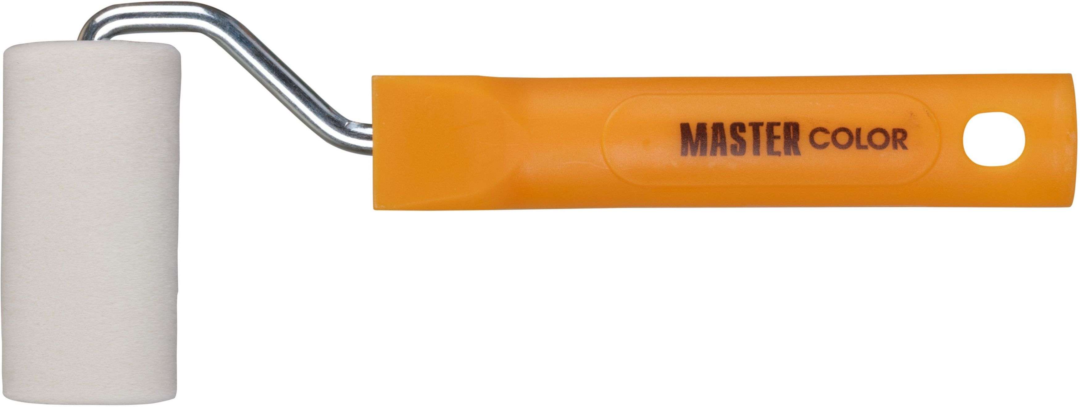 Валик с ручкой Master color 50мм, пенополиэстер мелкопористый, ручка 19см, бюгель 6мм, 30-1026