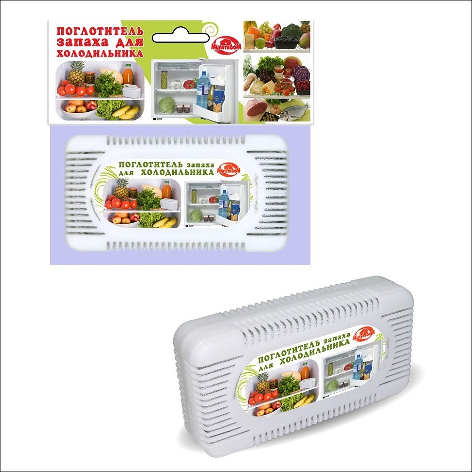 Поглотитель запаха для холодильника 13х7х3см J80-161