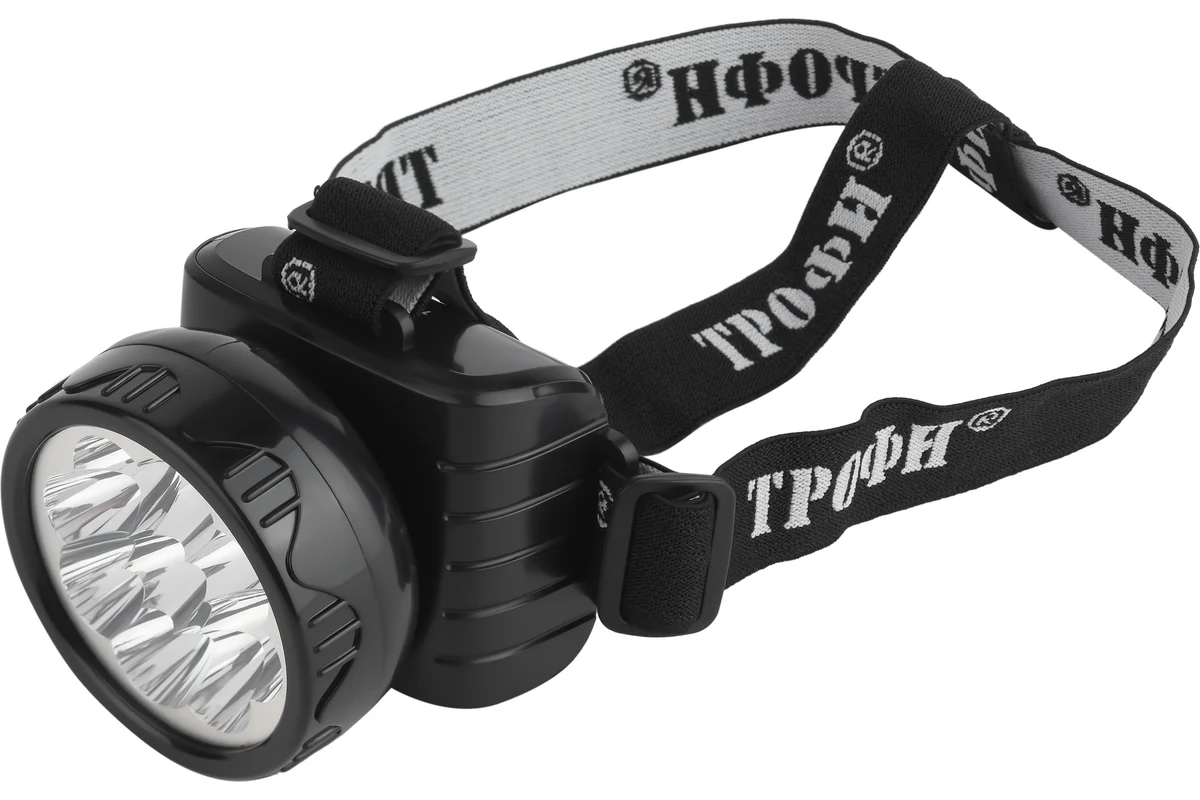 Фонарь налобный ЭРА ТРОФИ ТG9 9ХLED АККУМ.  4V0.9AH ЗУ 220V /005/