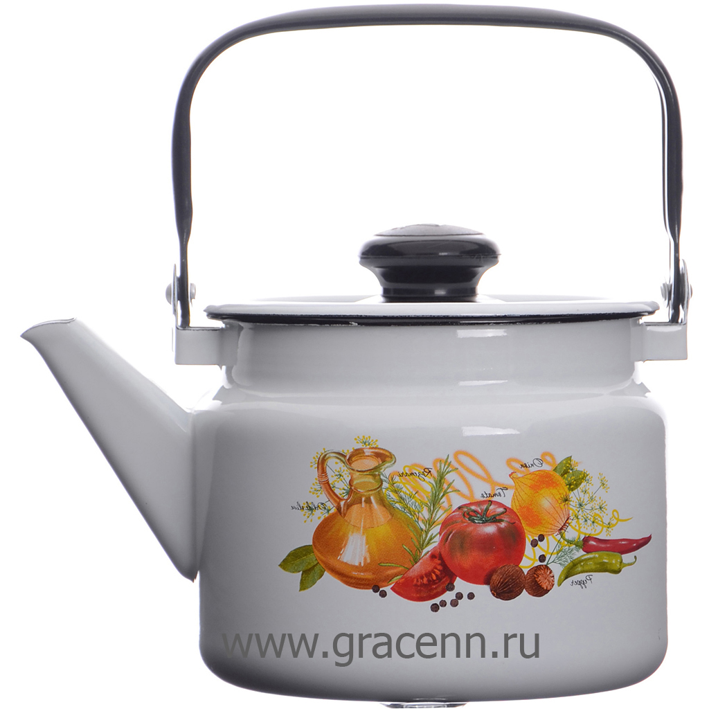 Чайник эмал. Лысьва ИТАЛЬЯНСКАЯ КУХНЯ 2л С-2710П2/434374- купить в АПлайн