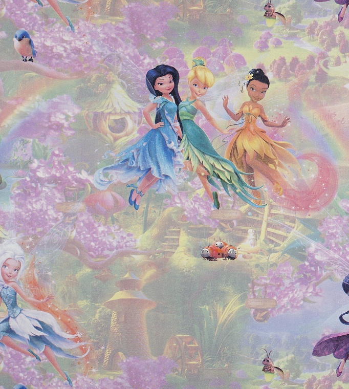 Обои виниловые на флизелиновой основе Антураж Феи 1,06х10м 10086-01