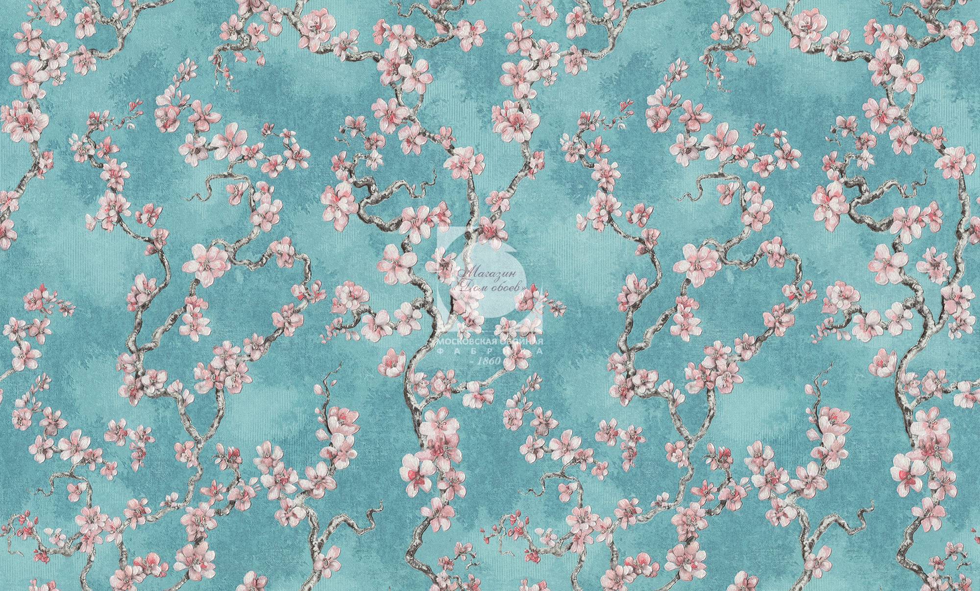 Обои виниловые на флизелиновой основе МОФ Malex design Ханами 1,06х10м 4173-6