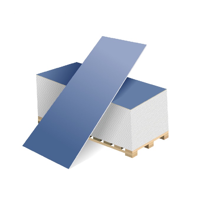 Гипсокартон ГКЛВОУ "Волма" Сила влагоогнестойкий усиленный 12,5мм /1,2х2,5м