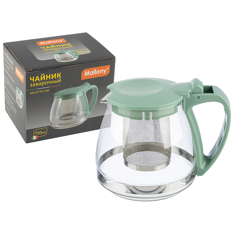 Чайник заварочный стекл. DECOTTO-750 750мл 910106910106- купить в АПлайн