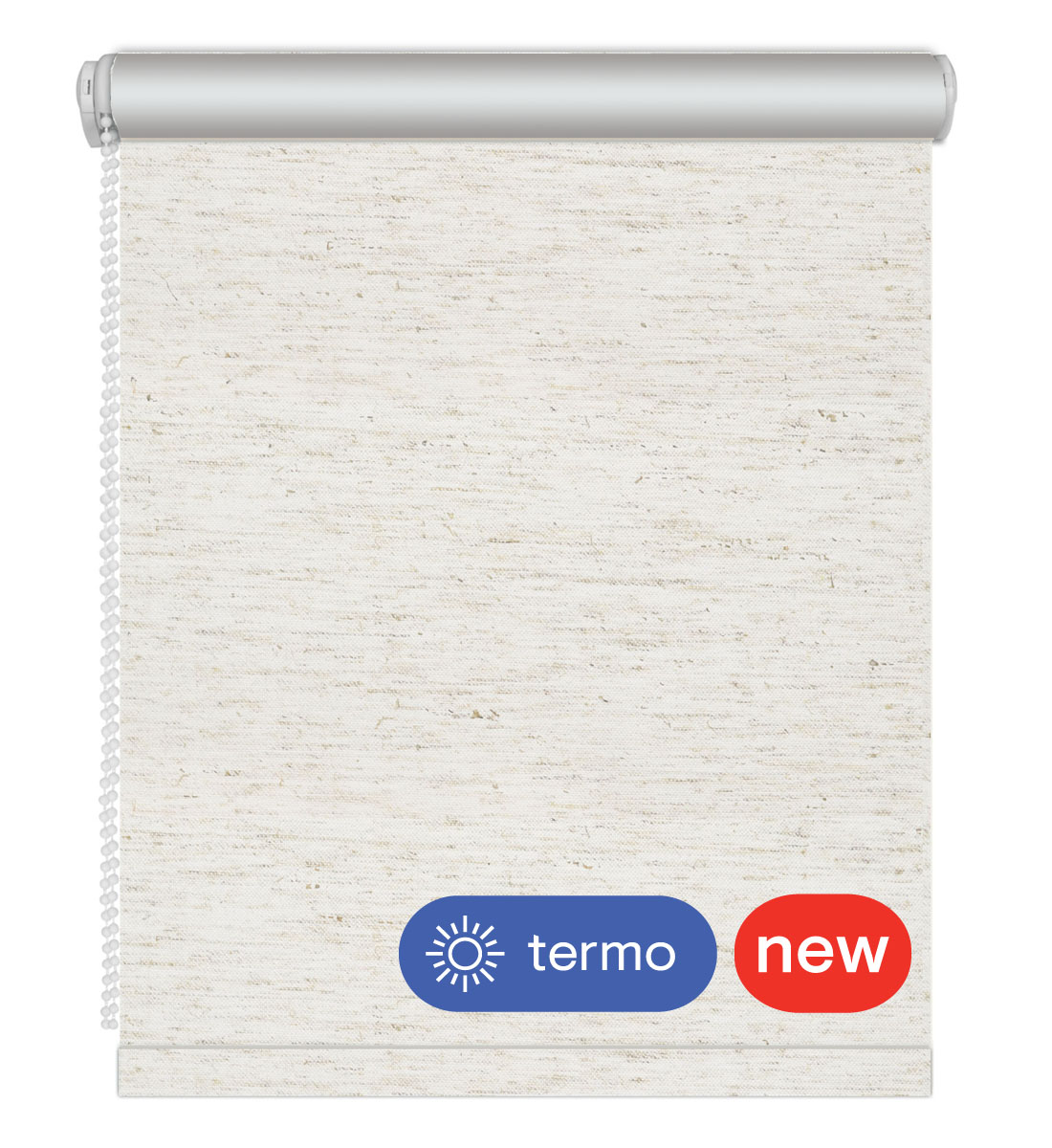 Штора рулонная универсальная с/з 100% Блэкаут Line Termo Бежевый 57х170см 75007