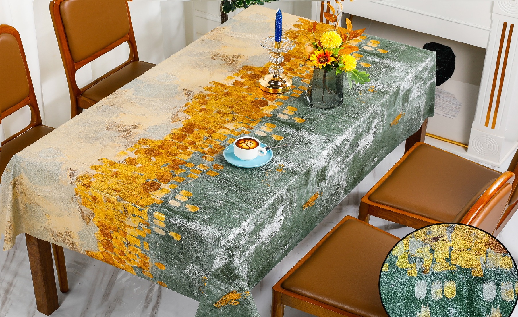 Клеенка Grace на тканевой основе 1,37(+-3)х20м DL8682C 