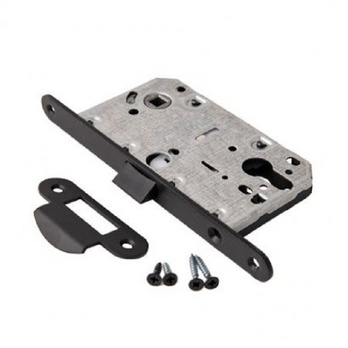 Корпус замка под цилиндр Border Room 81817 85мм черный - а406 - купить в АПлайн