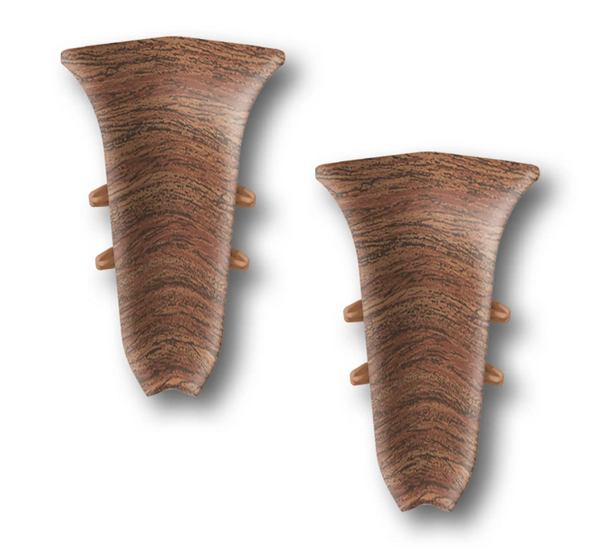 Угол вн. для плинтуса "Идеал Классик" 55мм (20 шт в уп.), 341 Ольха