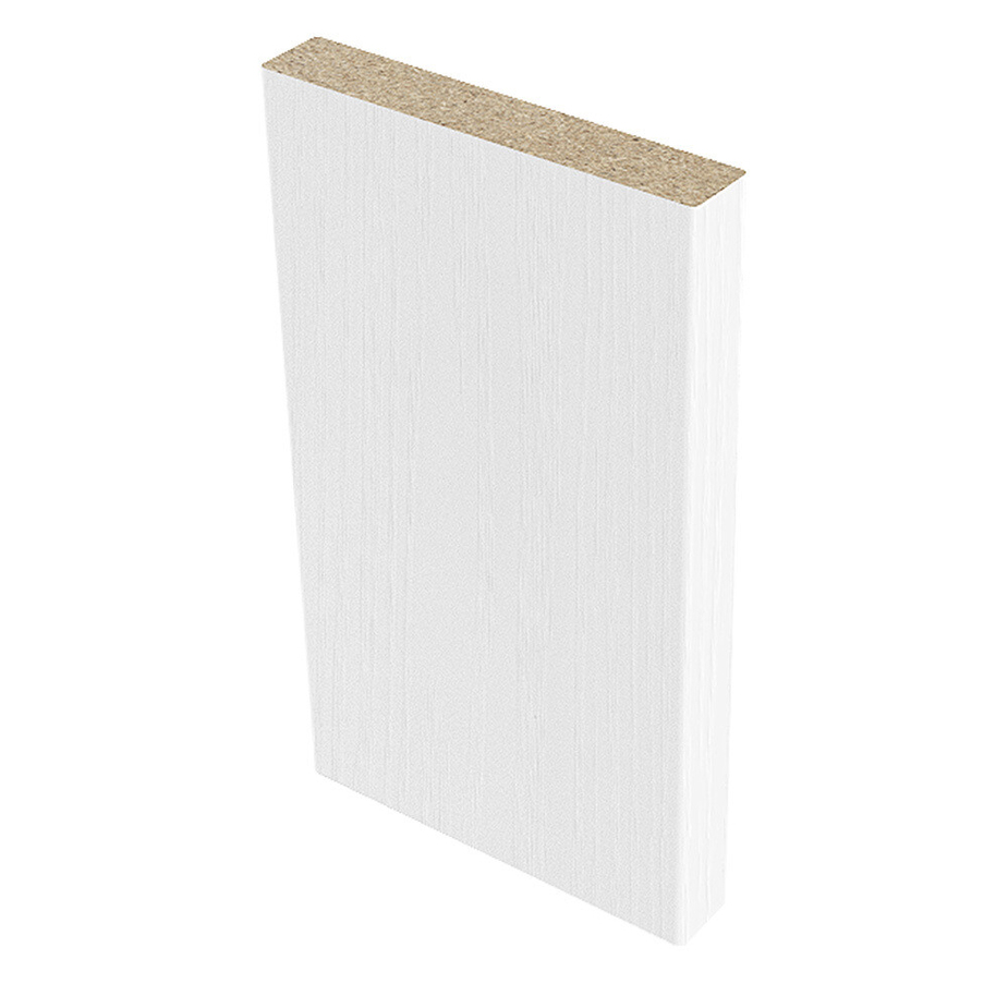 Наличник телескопический прямой  Дуб шале белый (к двери Соло) 70х08х2150 (комплект 5шт) Экошпон