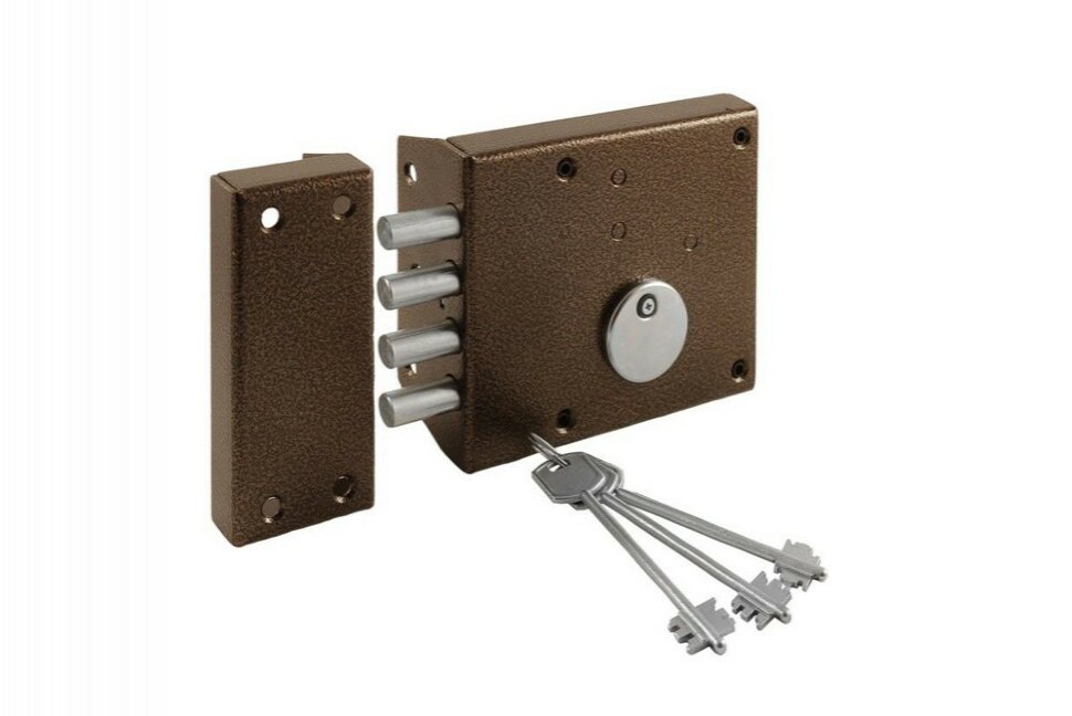 Замок накладной ЗЕНИТ ЗН4-2 медь