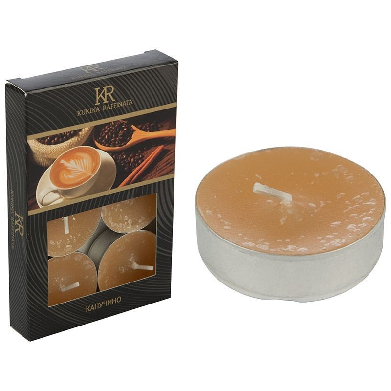 Свечи чайные КАПУЧИНО 6шт 7911