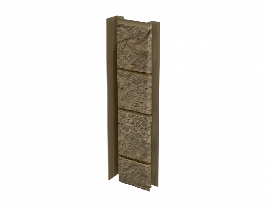 Планка универсальная "ТехноНИКОЛЬ" Песчаник Светло-коричневый 0,43м