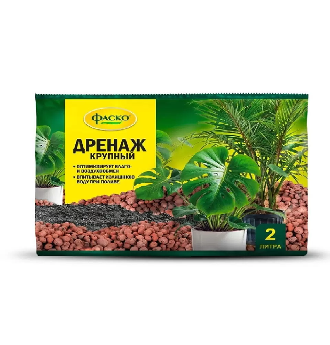 Дренаж керамзитовый крупный 2л 135617