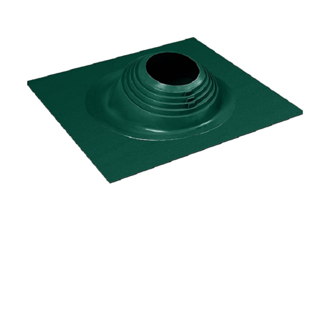 Кровельный проход ASTON №3 D150-300мм / 600х600мм угловой силикон зеленый