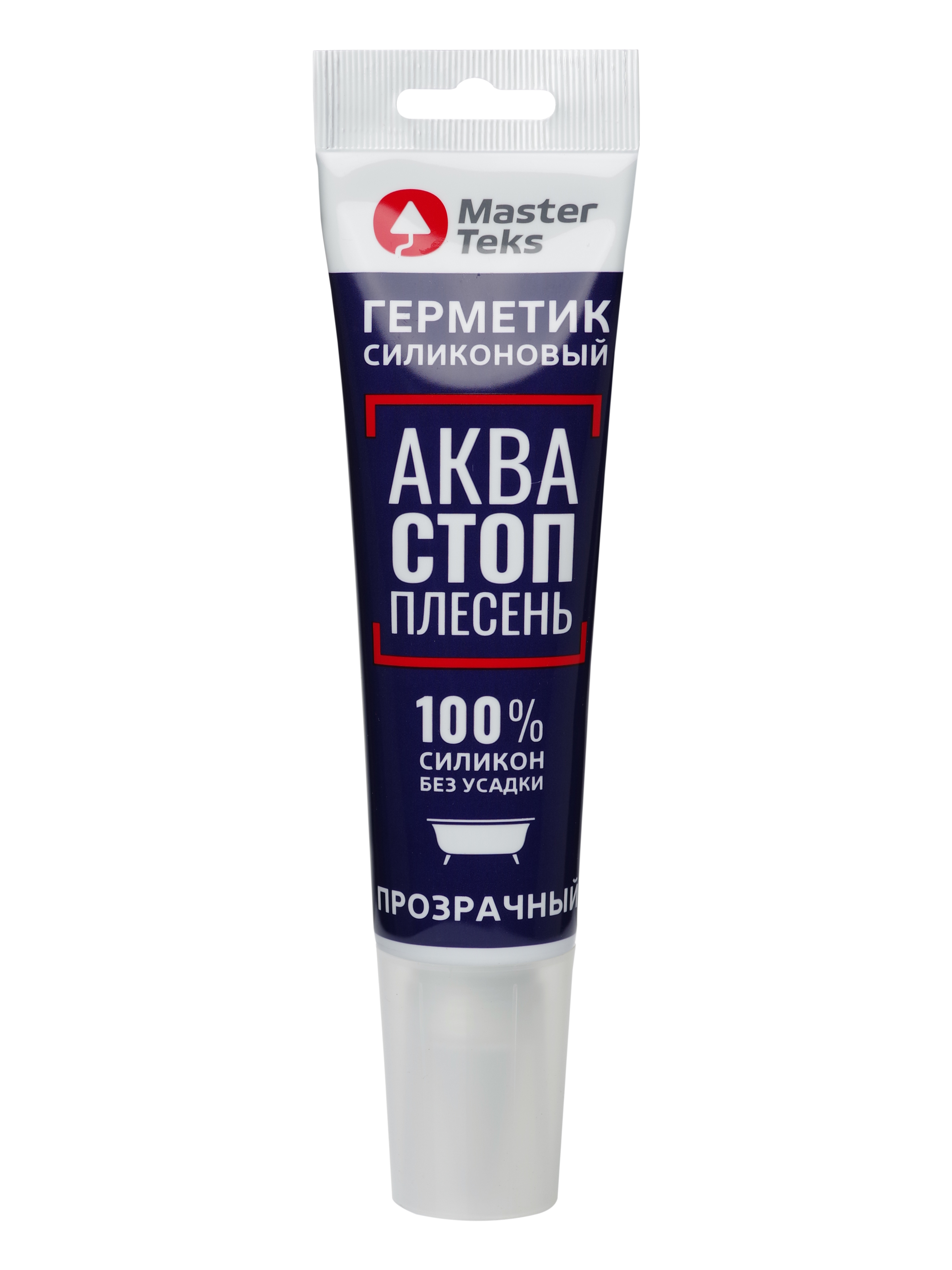 Герметик силиконовый MasterTeks PM акваСТОПплесень прозрачный 80мл /97822249782224- купить в АПлайн